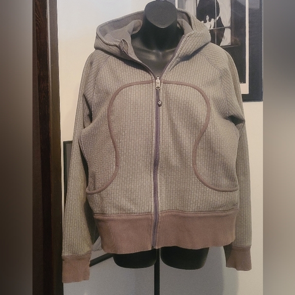 Lululemon Athletica Gray Zip-Up Hoodie - Picture 1 of 9